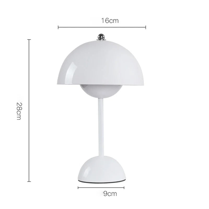 Mushroom Pod Rechargeable Touch LED Table Lamp