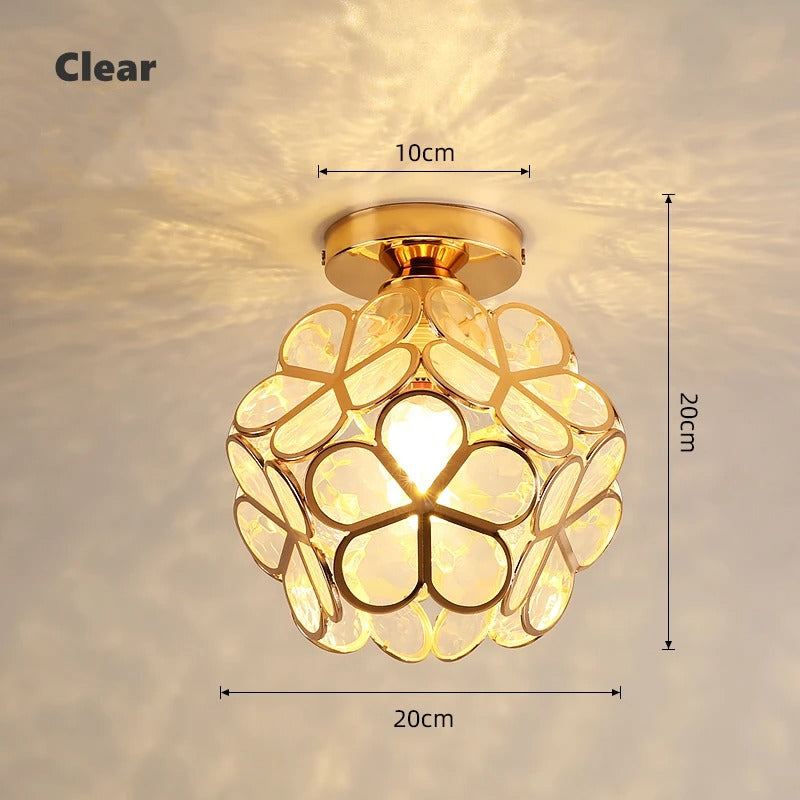 Nordic Petal Aisle Flower Ball Ceiling Lamp