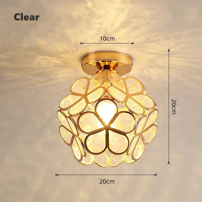 Nordic Petal Aisle Flower Ball Ceiling Lamp