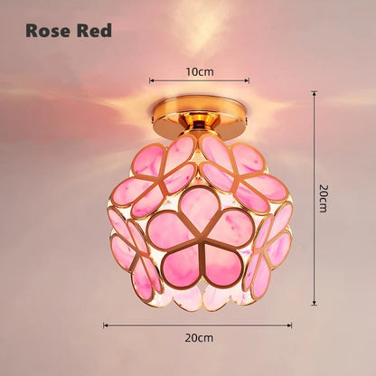 Nordic Petal Aisle Flower Ball Ceiling Lamp