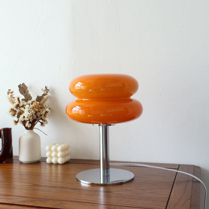 Sculpted Glass Table Lamp