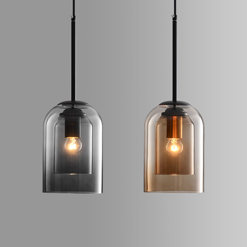 Colored Glass Pendant Light