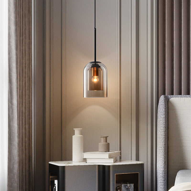 Colored Glass Pendant Light