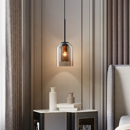 Colored Glass Pendant Light